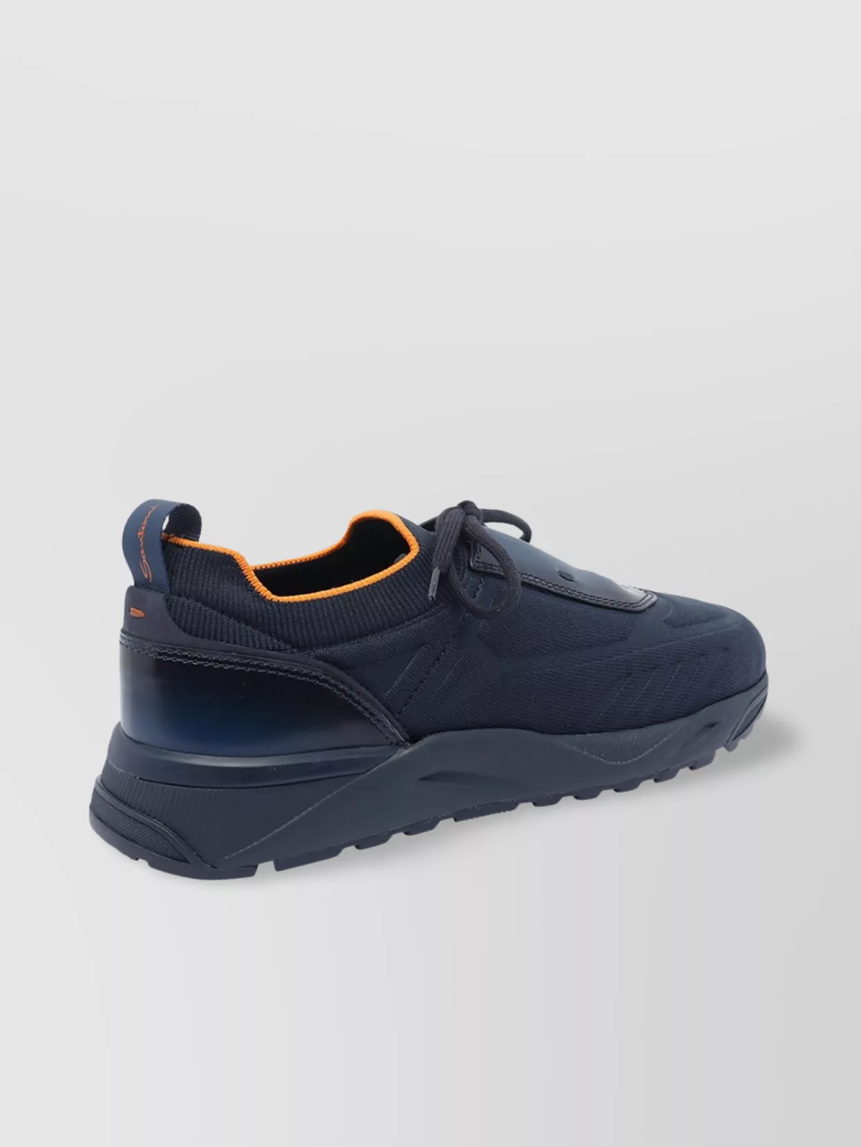 Santoni Low Top Sneakers Contrast Trim