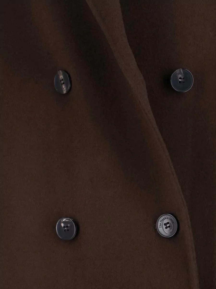 The Frankie Shop Wool Double-Breasted Coat