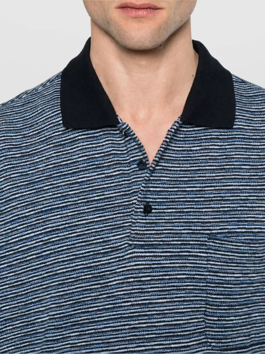 Etro Cotton Short-Sleeve Polo Shirt