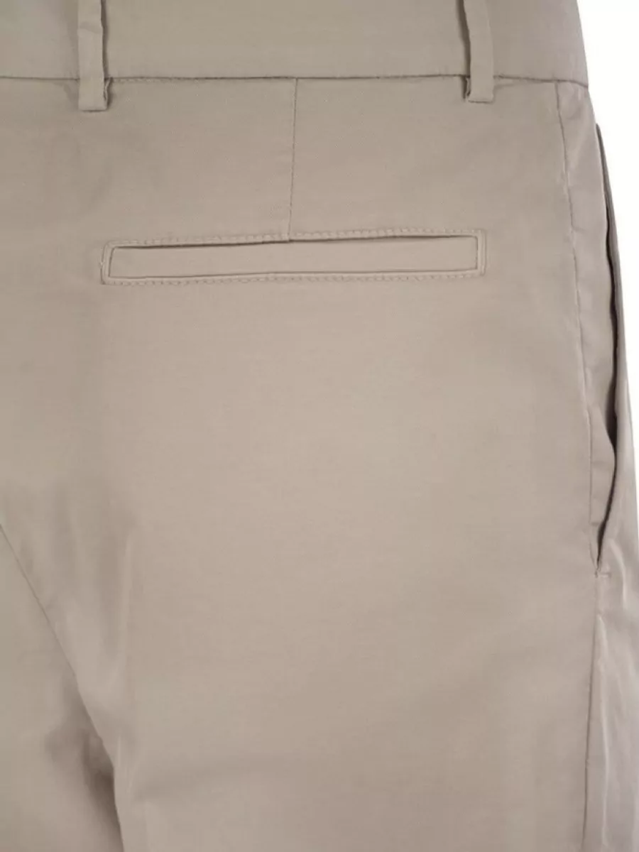 Brunello Cucinelli Cotton Mid-Rise Straight-Leg Tailored Trousers