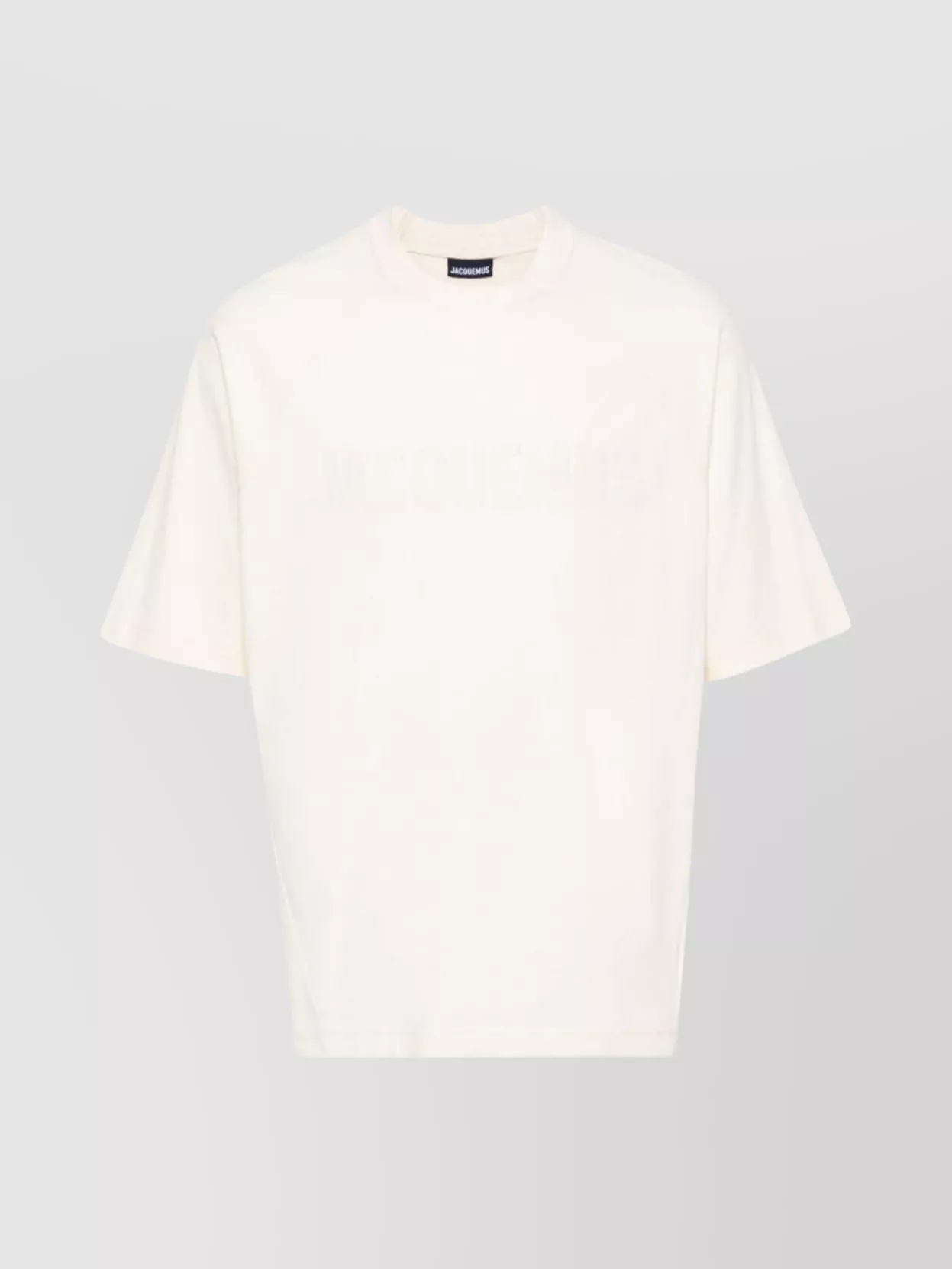 Shop Jacquemus Ribbed Crew Neck Raglan Sleeve T-shirt