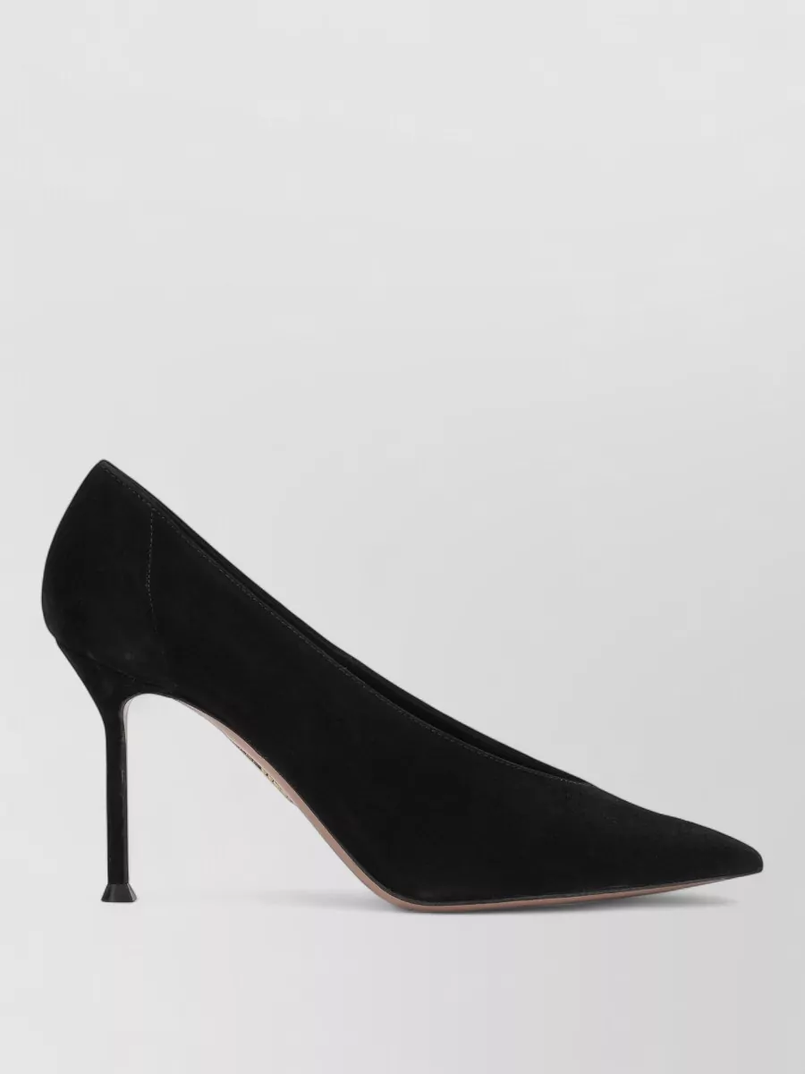 Aquazzura Suede Leather Voltaire 85Mm Pumps