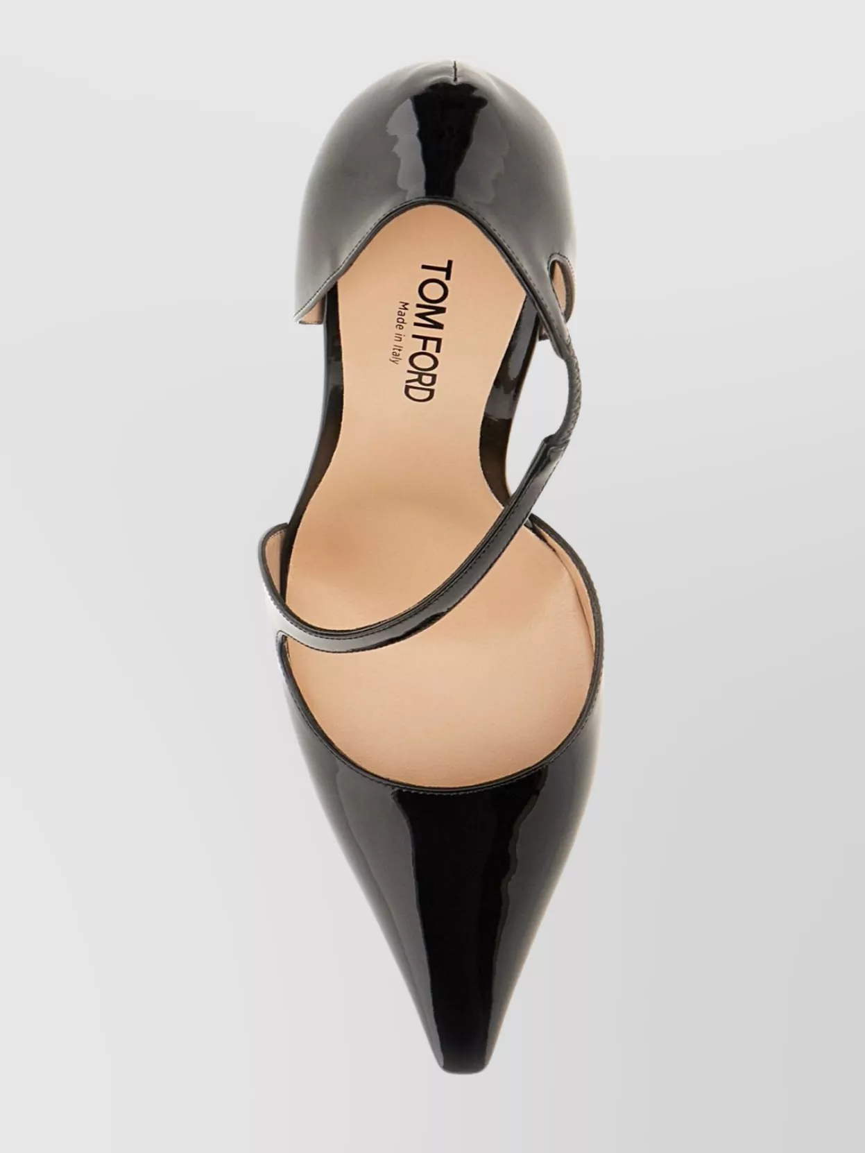 Tom Ford Leather Pumps With Cut-Out Design And Gold-Tone Heel