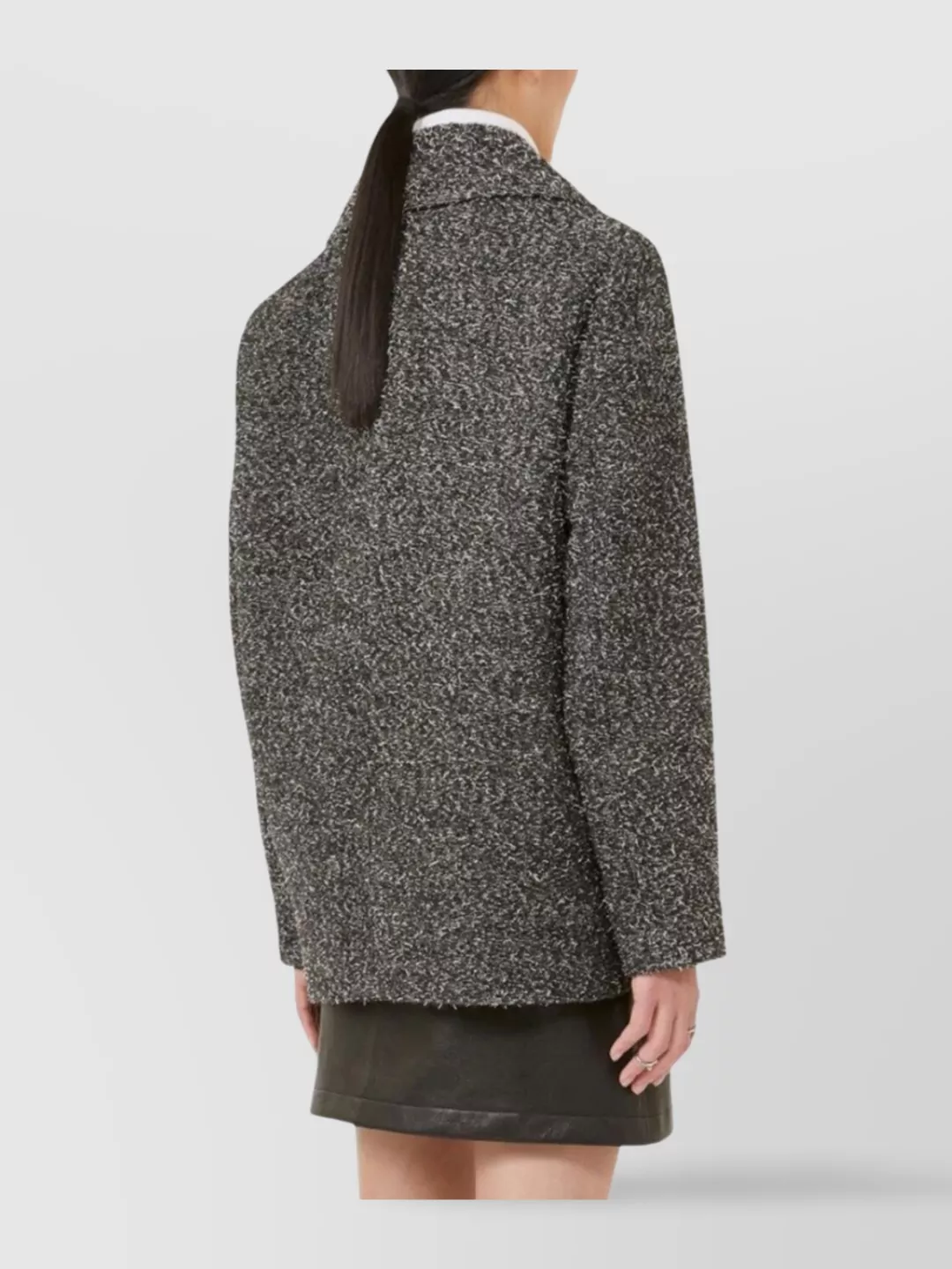 Sportmax Double Breasted Wool Blend Jacket