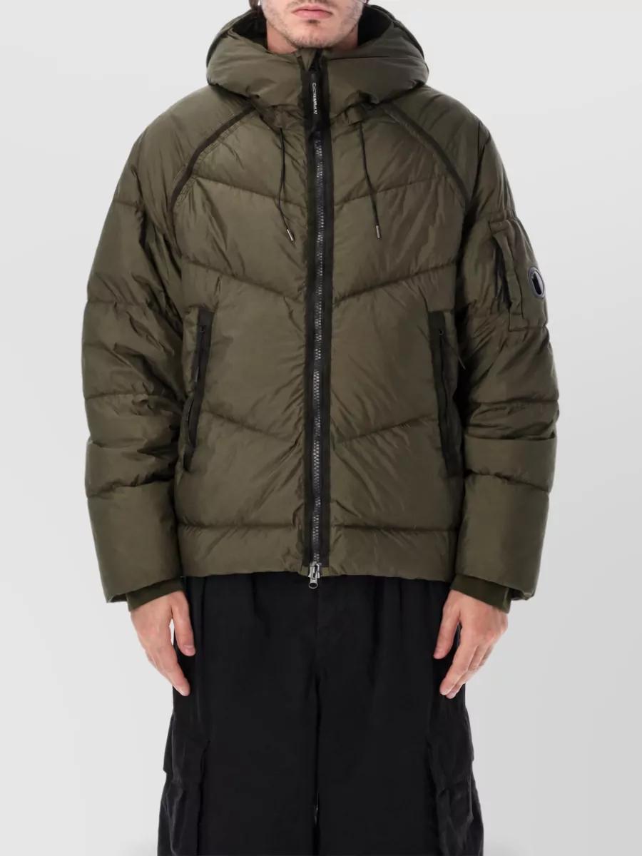 C.P. Company down hooded puffer jacket