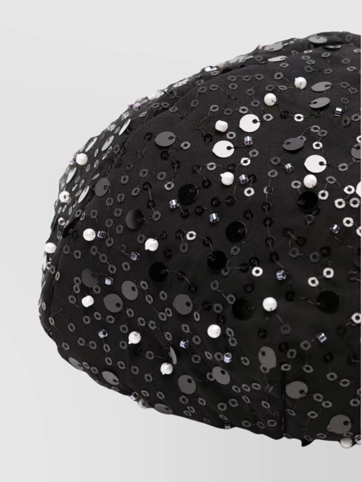 Emporio Armani Round Soft Sequin Hat For Casual Wear