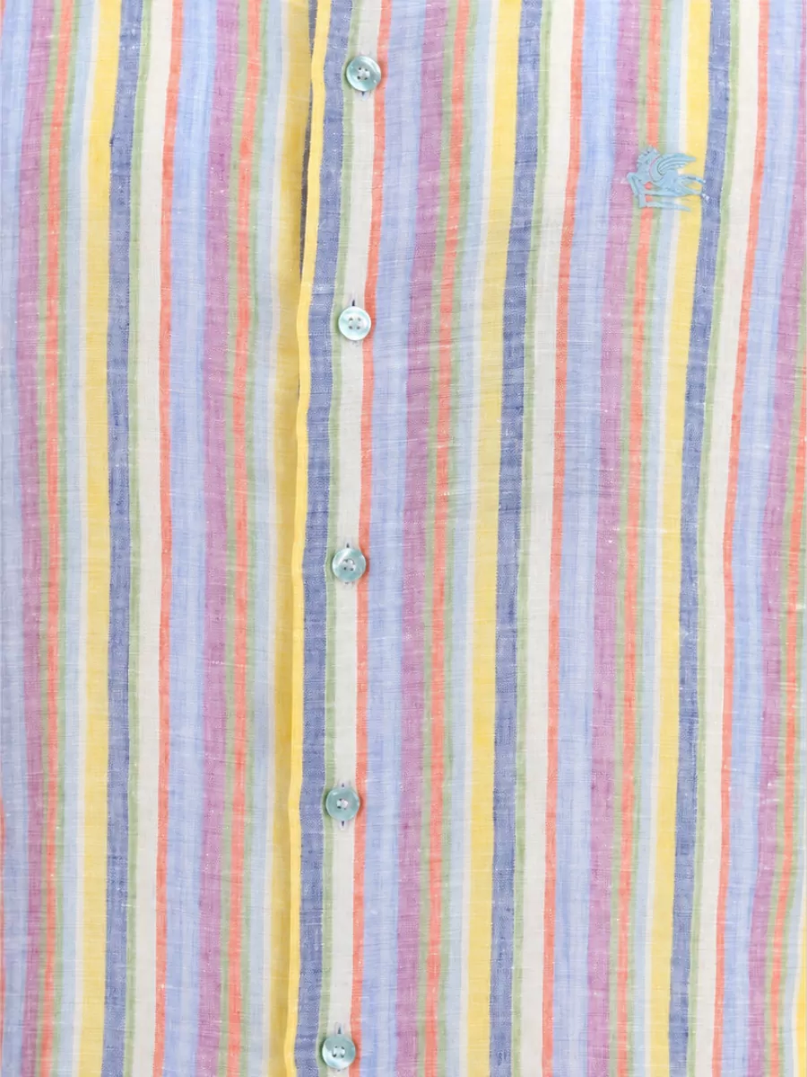 Etro Linen Pattern Shirt