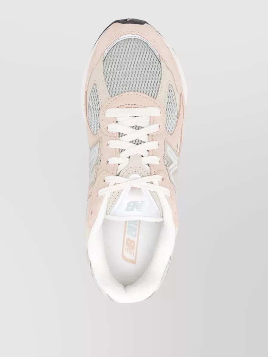 New Balance Leather Mesh Low-Top Sneakers