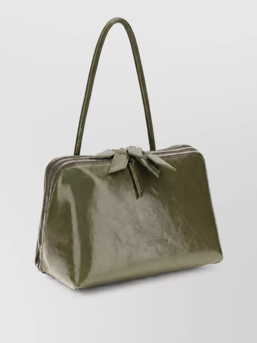 The Attico Calf Leather Clutch Bag