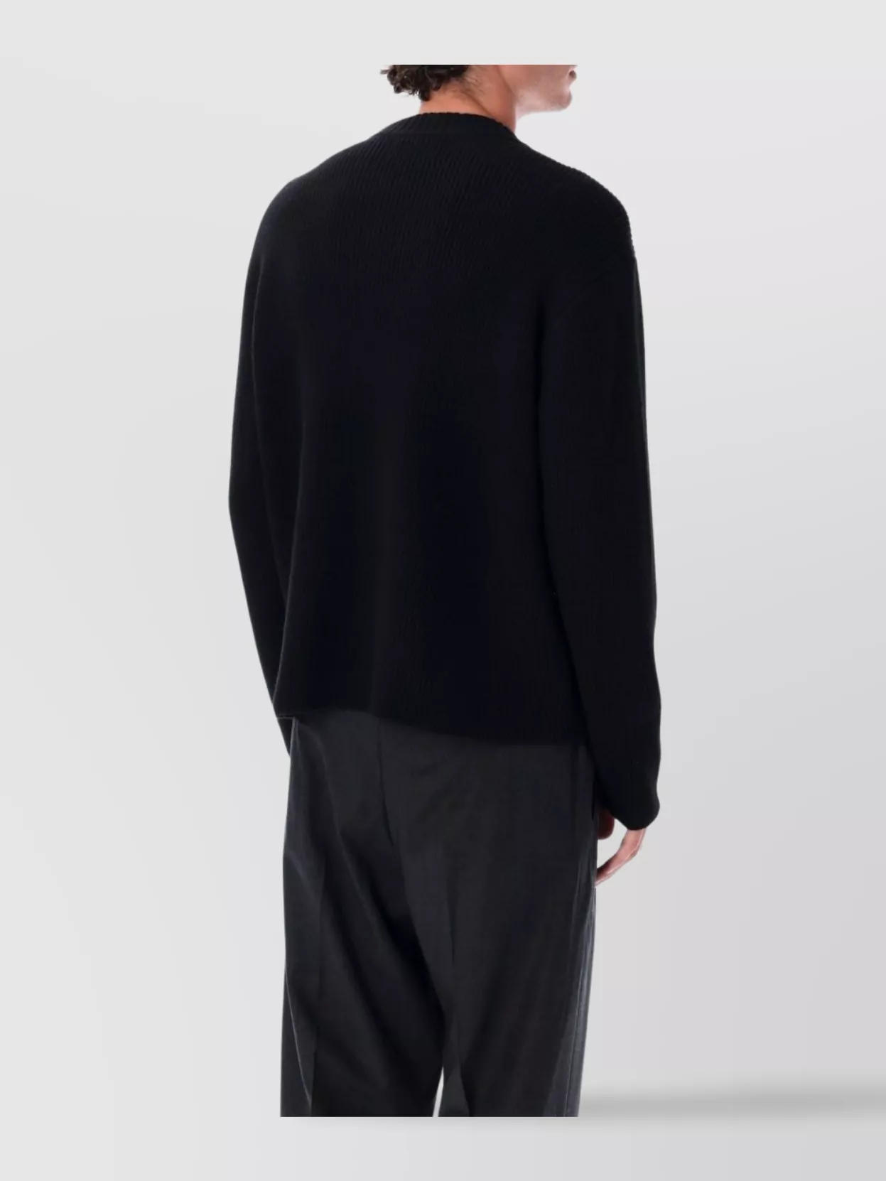 Berner Kühl Wool Ribbed Crew Neck Jumper