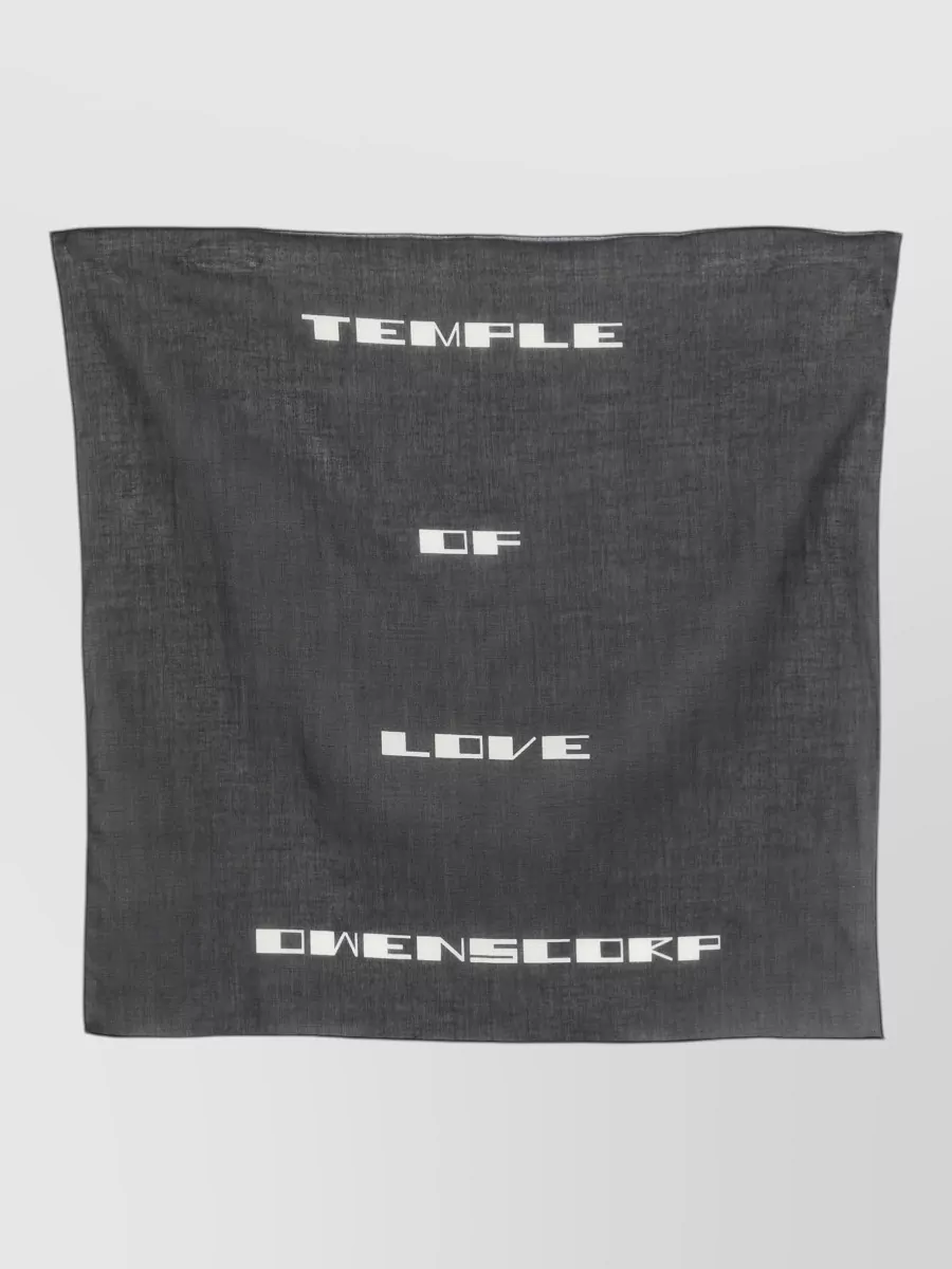 Rick Owens Drkshdw printed cotton bandana