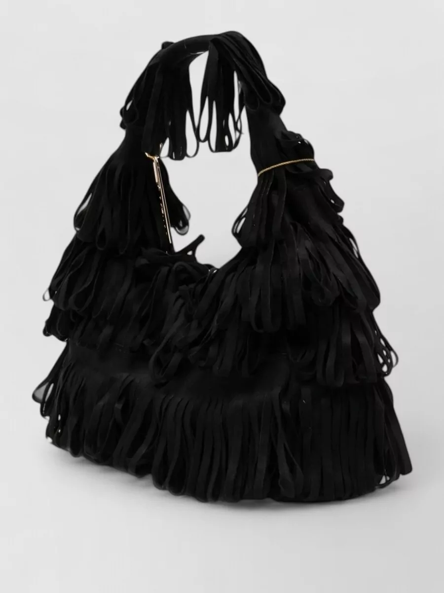 La Milanesa Fringe Shoulder Bag