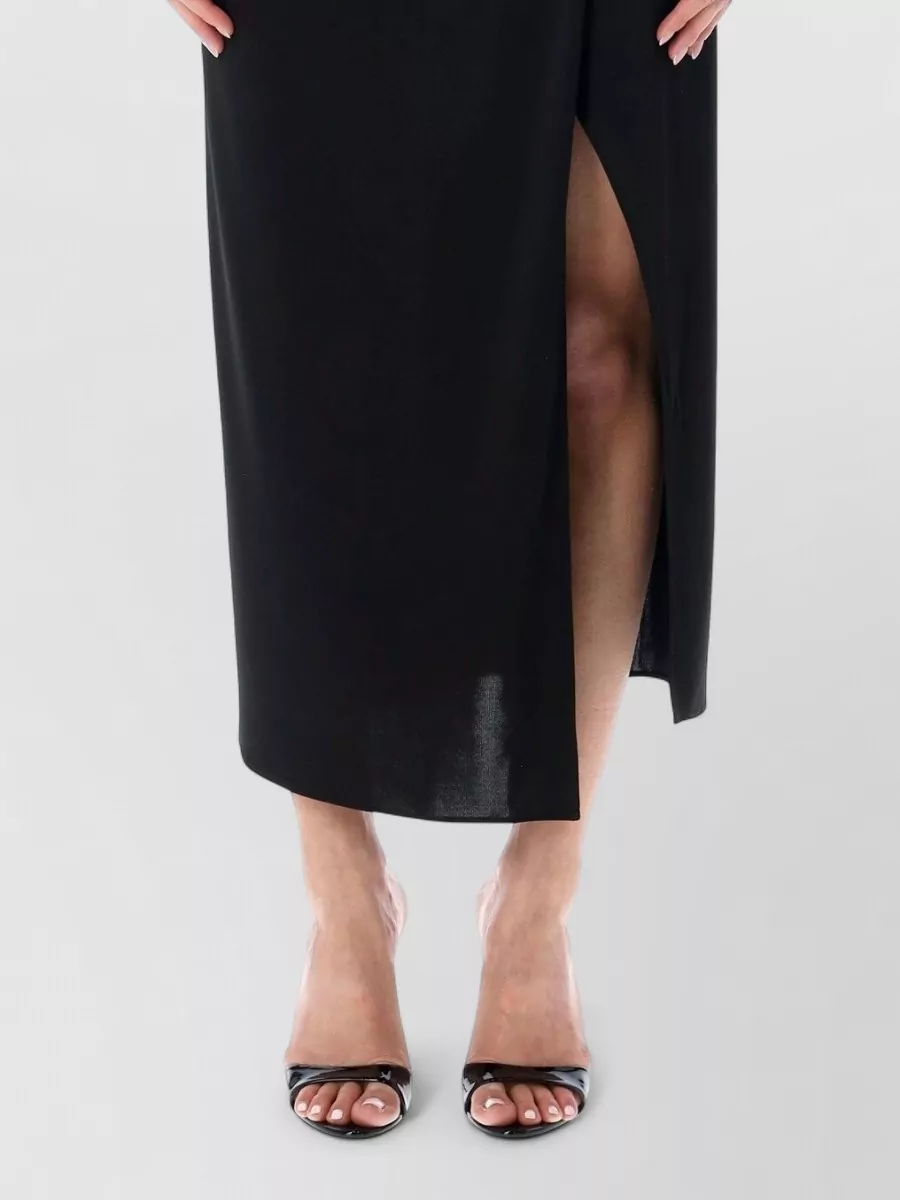 The Andamane Draped long-sleeve maxi dress