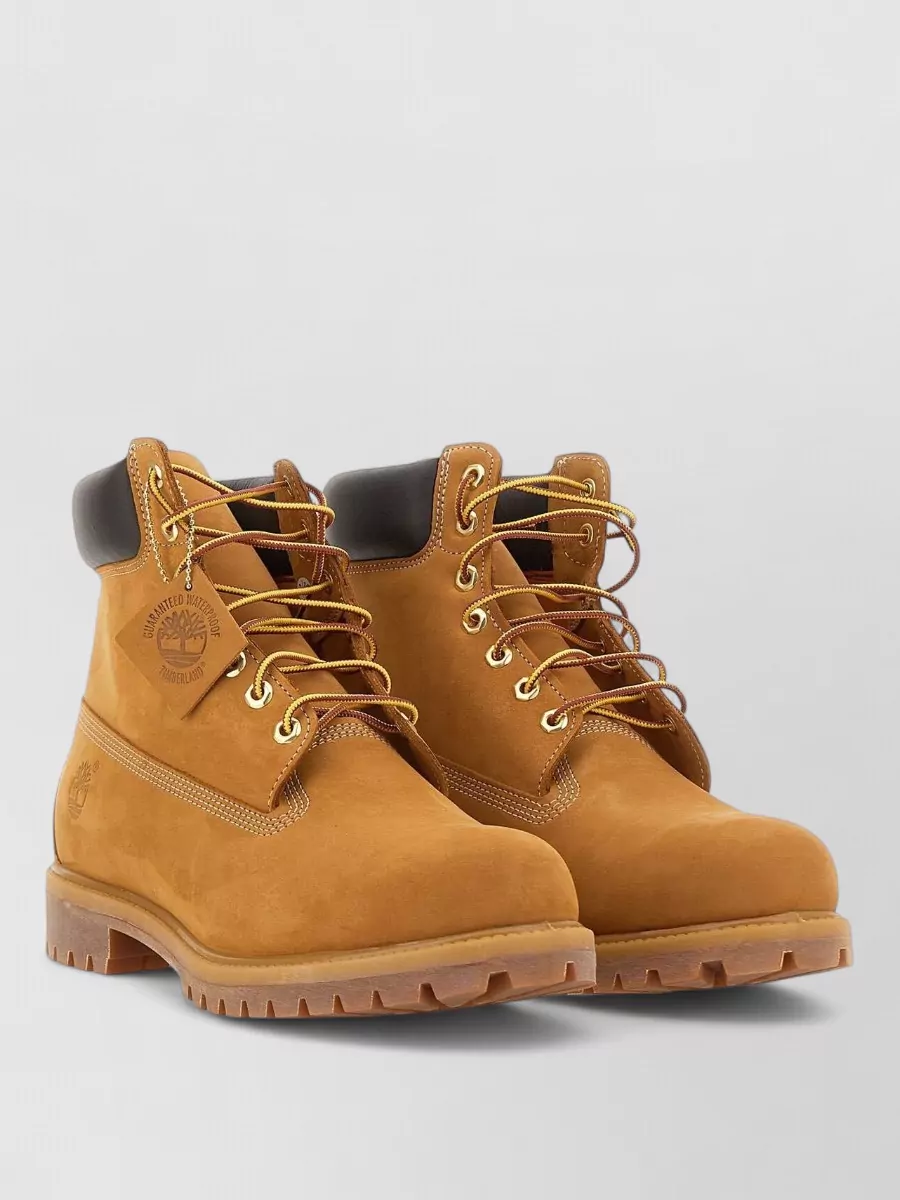 Timberland Leather Lace-Up Ankle Boots