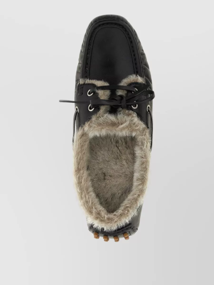 Brunello Cucinelli Leather Monile Loafers