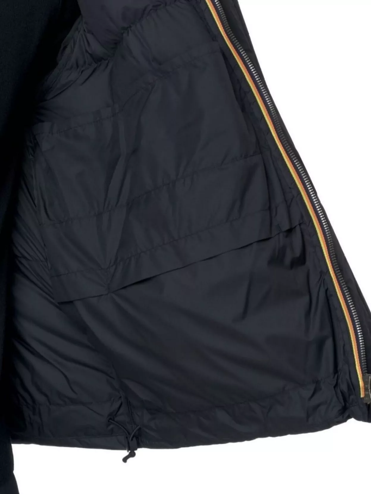 K-Way High Neck Puffer Bomber Jacket