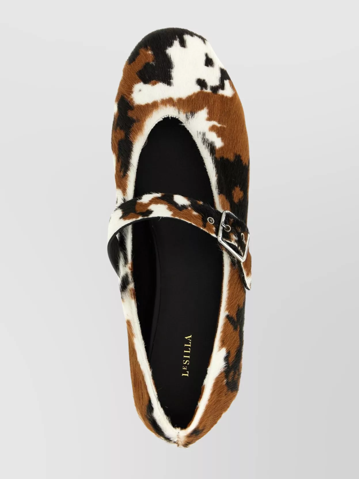 Le Silla Animal Print Round Toe Ballet Flats