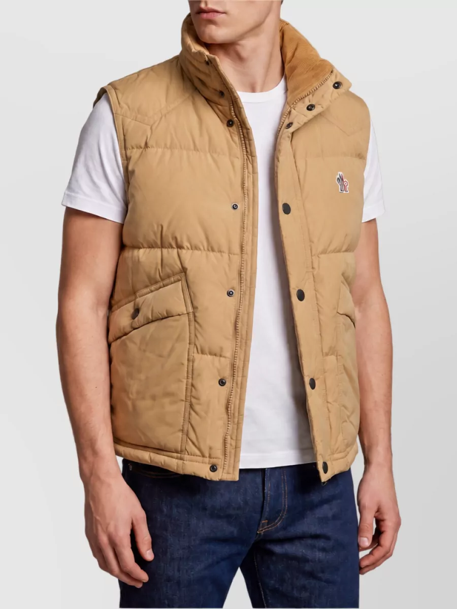 Moncler Grenoble Feather-Padded Loose-Fit Vest