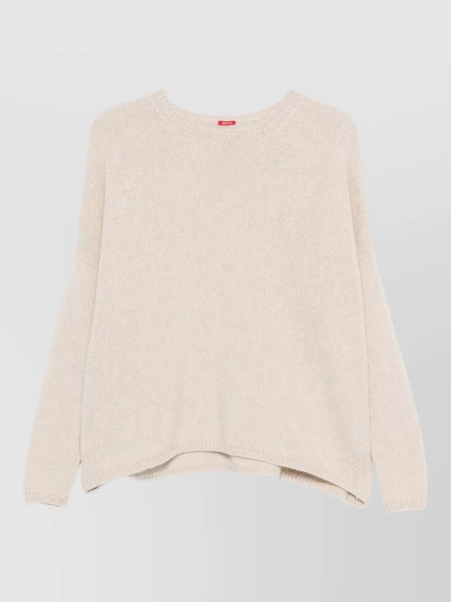 Apuntob Cashmere Crewneck Long-Sleeve Jumper