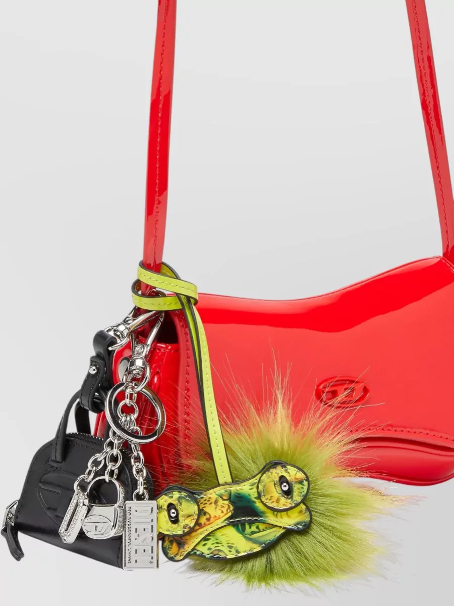 Diesel Polyurethane Bag Charm Keychain