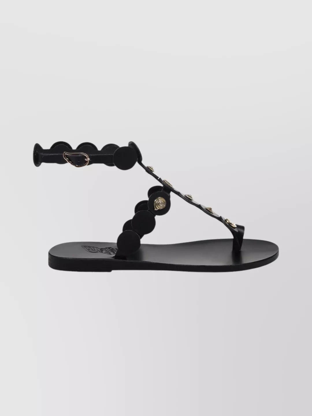 Ancient Greek Sandals Flat Sole Open Toe Sandals With Studs