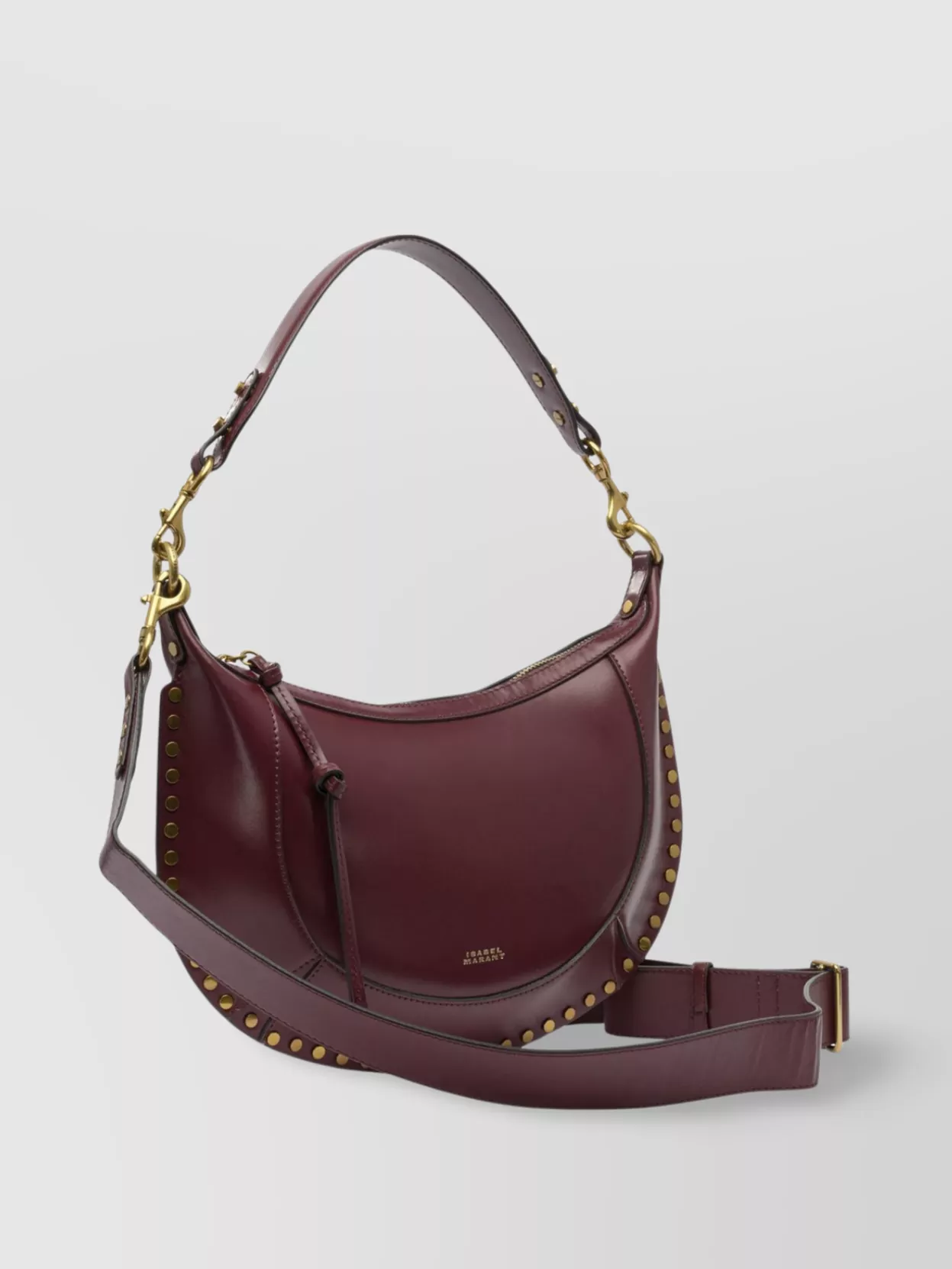 Isabel Marant Adjustable Strap" Shoulder Bag With "Gold-Tone Hardware" And "Studded Detailing