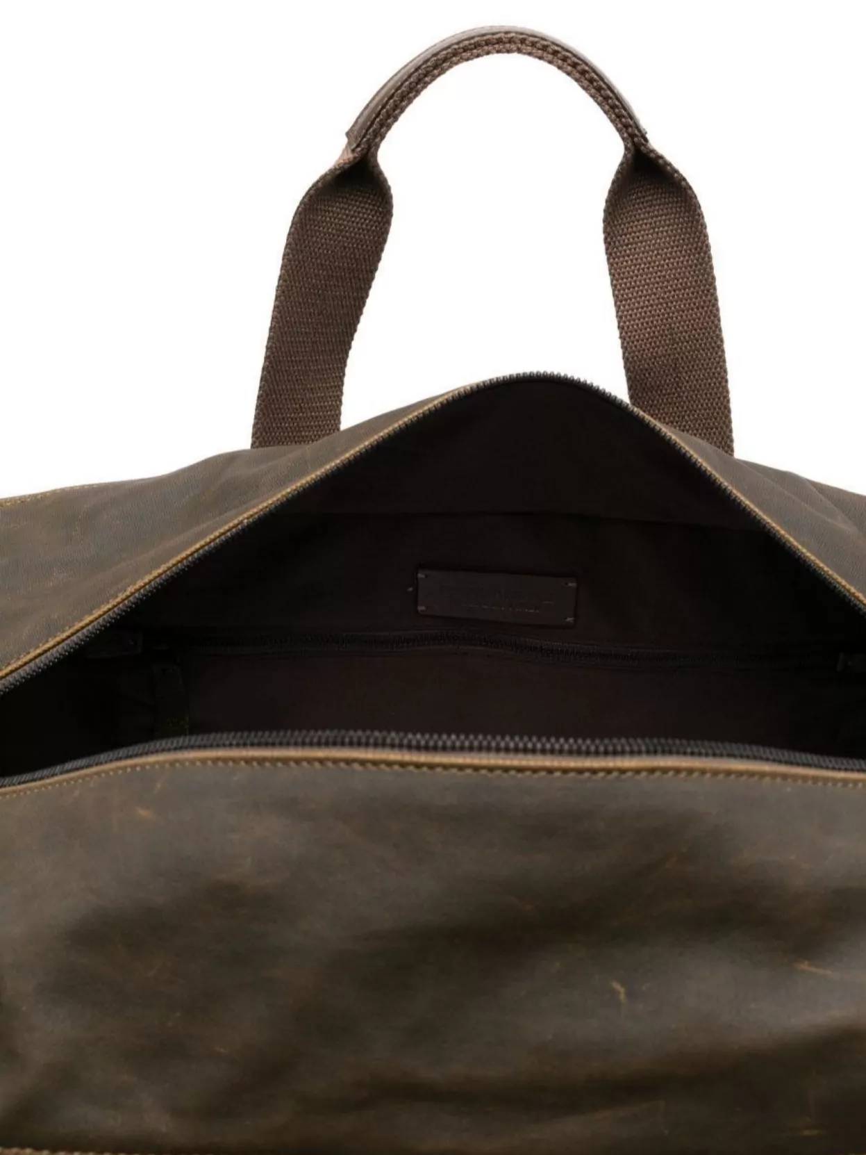 DSQUARED2 HOLDALL BAG WITH CANADIAN FLAG APPLIQUÉ