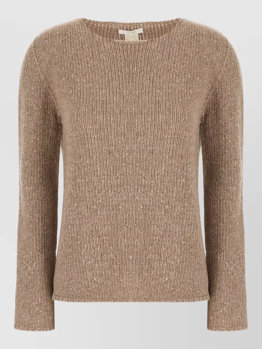 The Row Cashmere crew-neck long-sleeve sweater