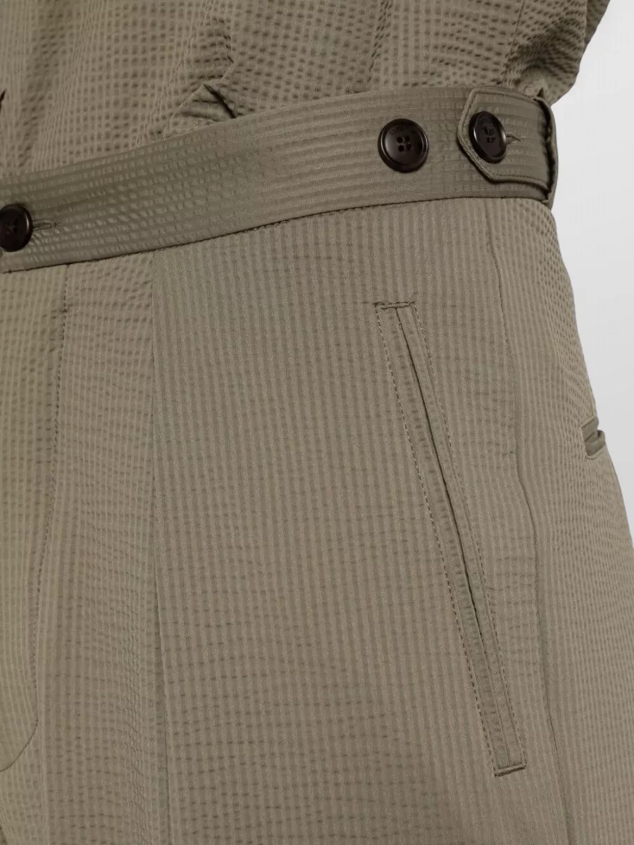 Emporio Armani Pleated Wide-Leg Trousers
