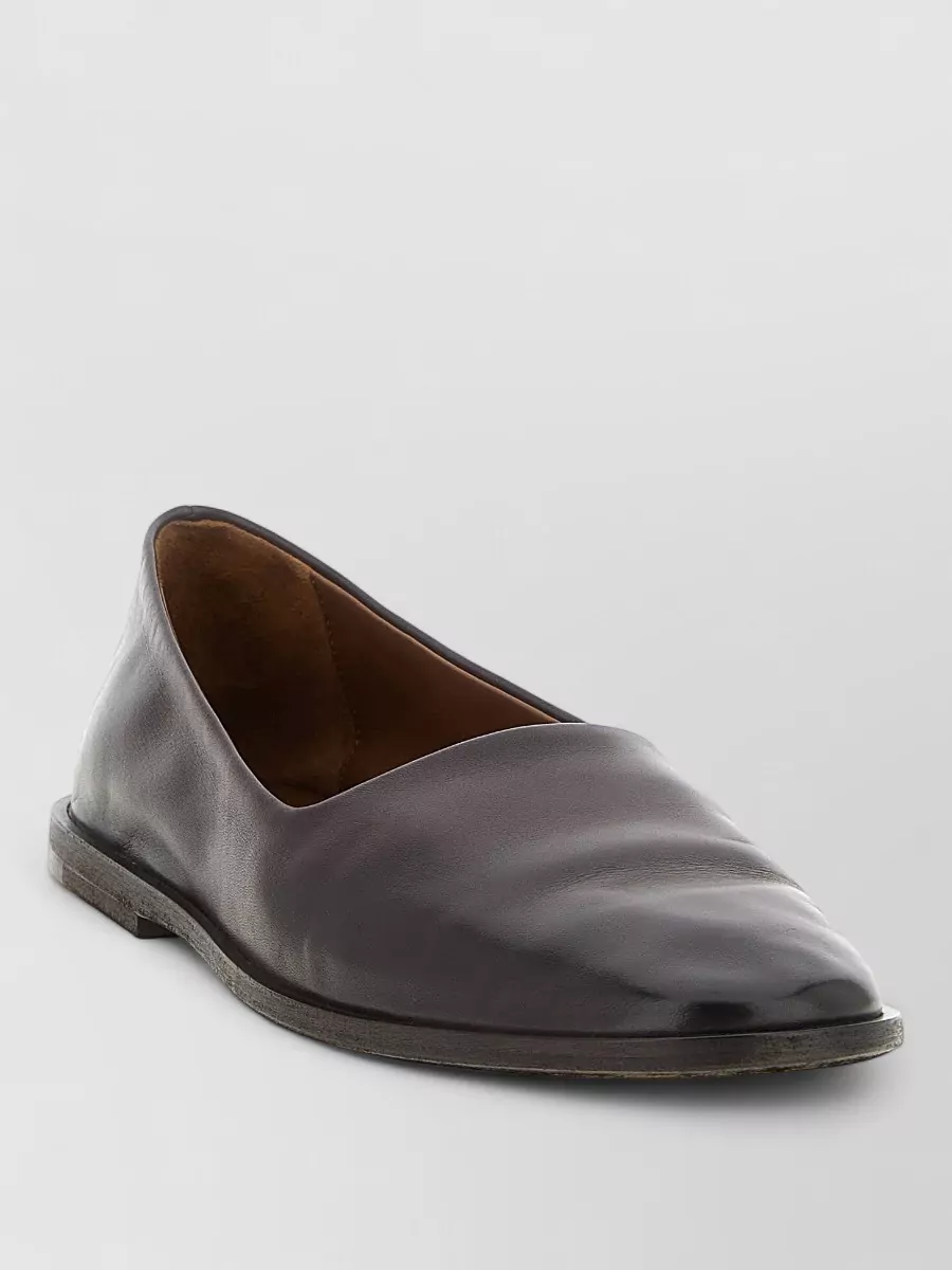Marsell leather slip-on loafers