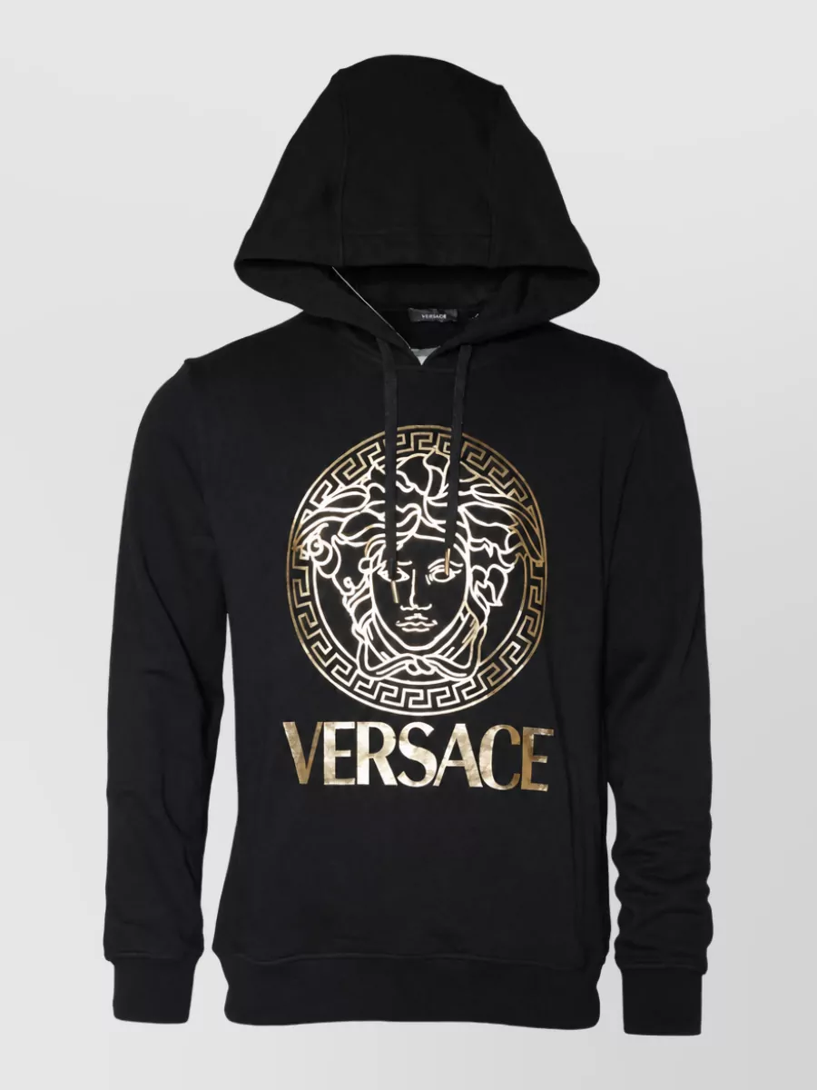 Versace Cotton Medusa Print Hoodie