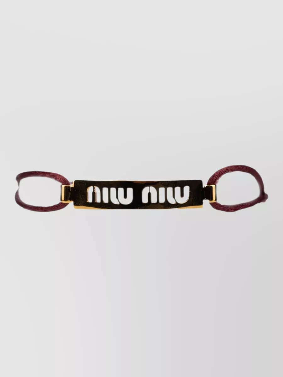 Miu Miu Brass Bracelet