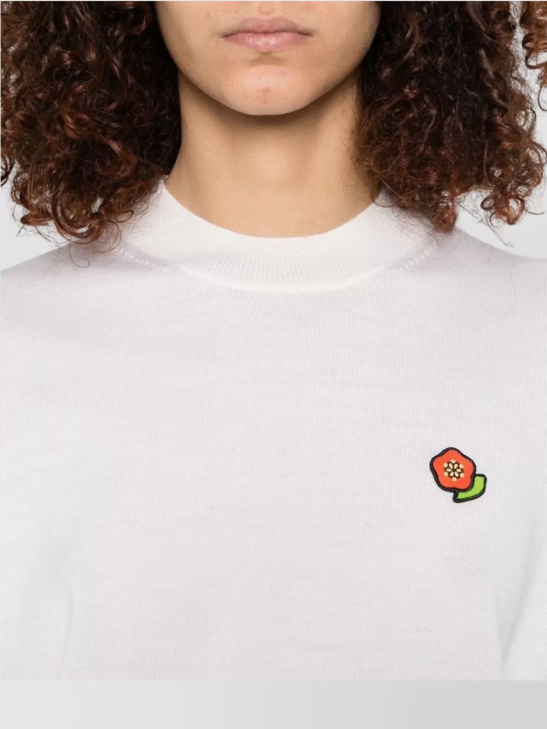Kenzo Knitwear With Crewneck And Embroidered Logo