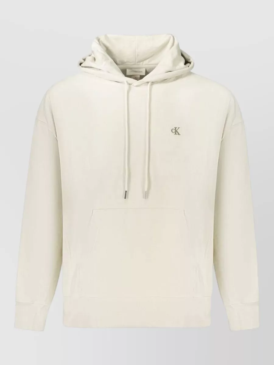 Calvin Klein cotton blend relaxed fit hoodie