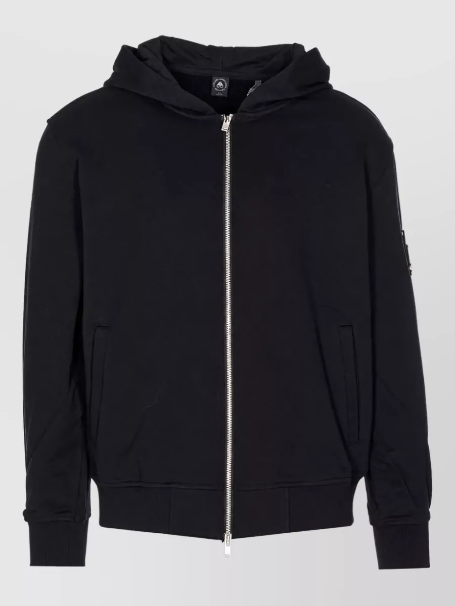 Moose Knuckles Cotton Zip-Up Hoodie