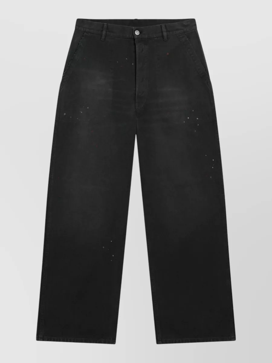 Maison Margiela wide-leg denim workwear trousers