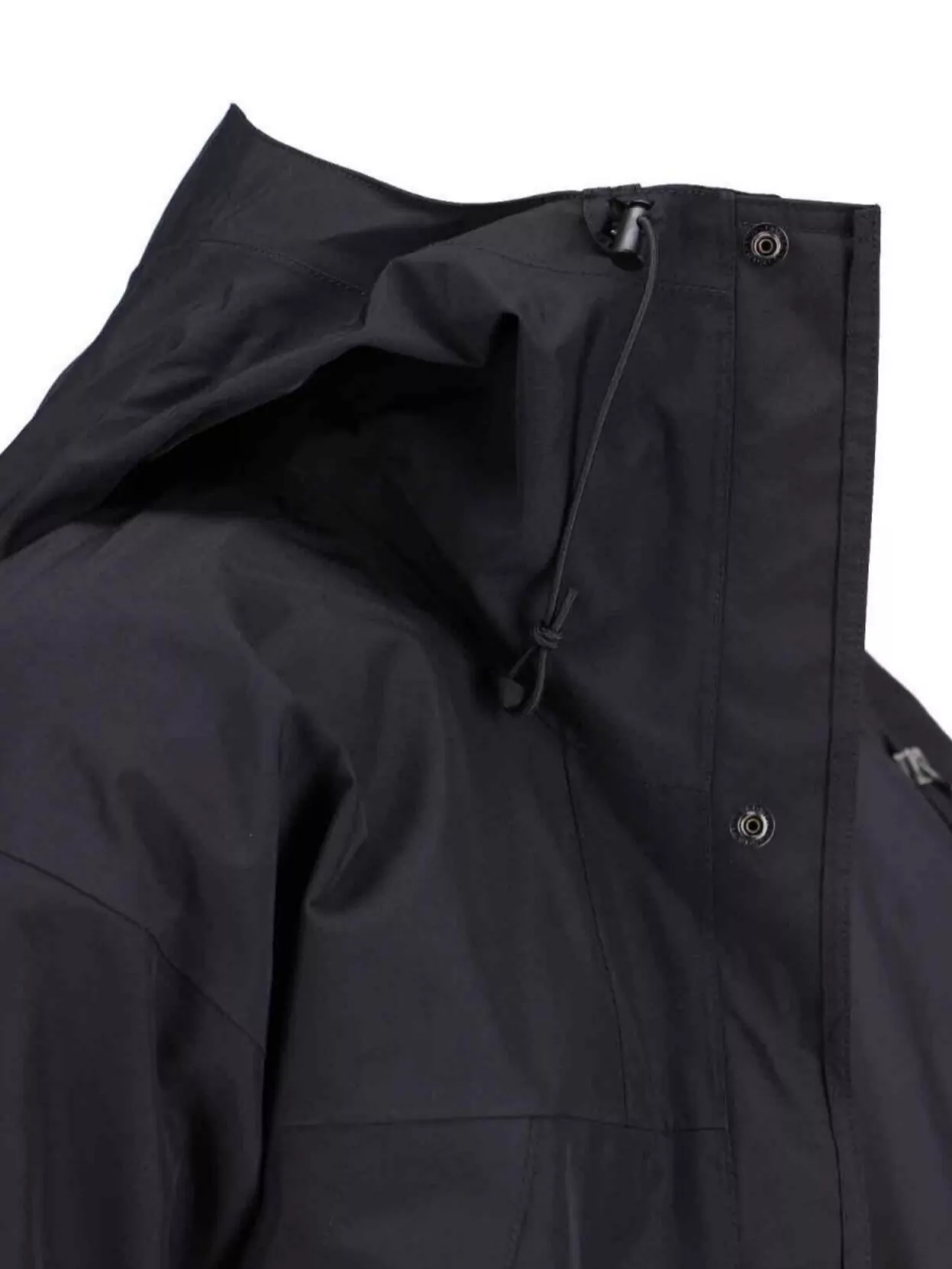 Shop The North Face Casual Style Drawstring Hooded Jacket In Black