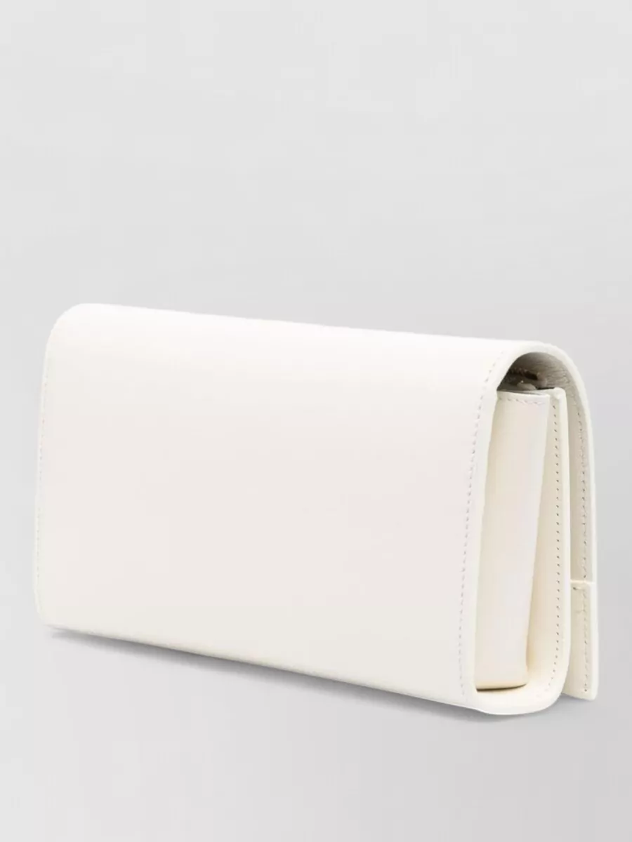 Jil Sander Daytime Leather Shoulder Bag Adjustable Strap