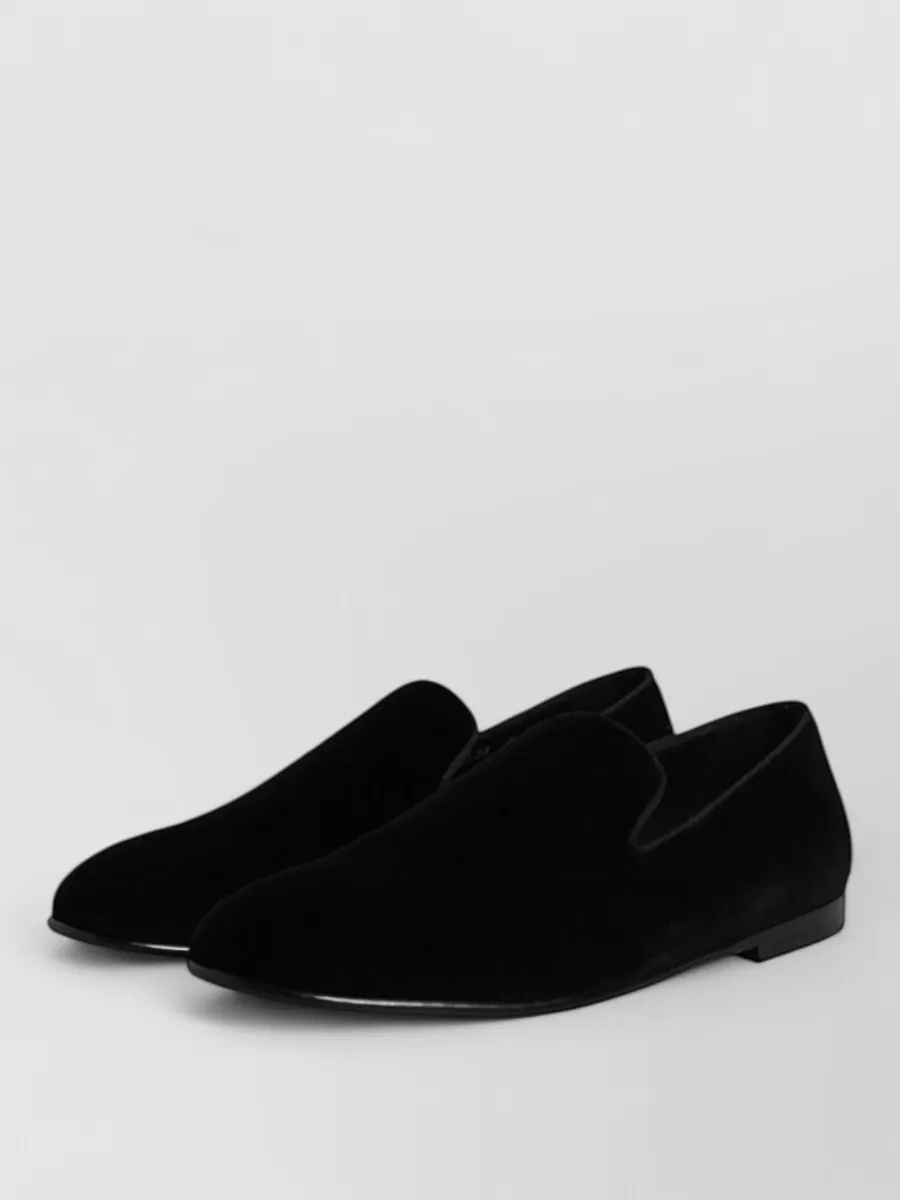 Dolce&Gabbana Velvet Slip On Loafers