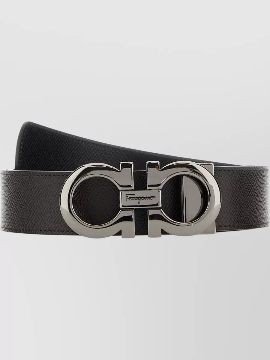 Ferragamo Reversible Leather Belt Adjustable Length