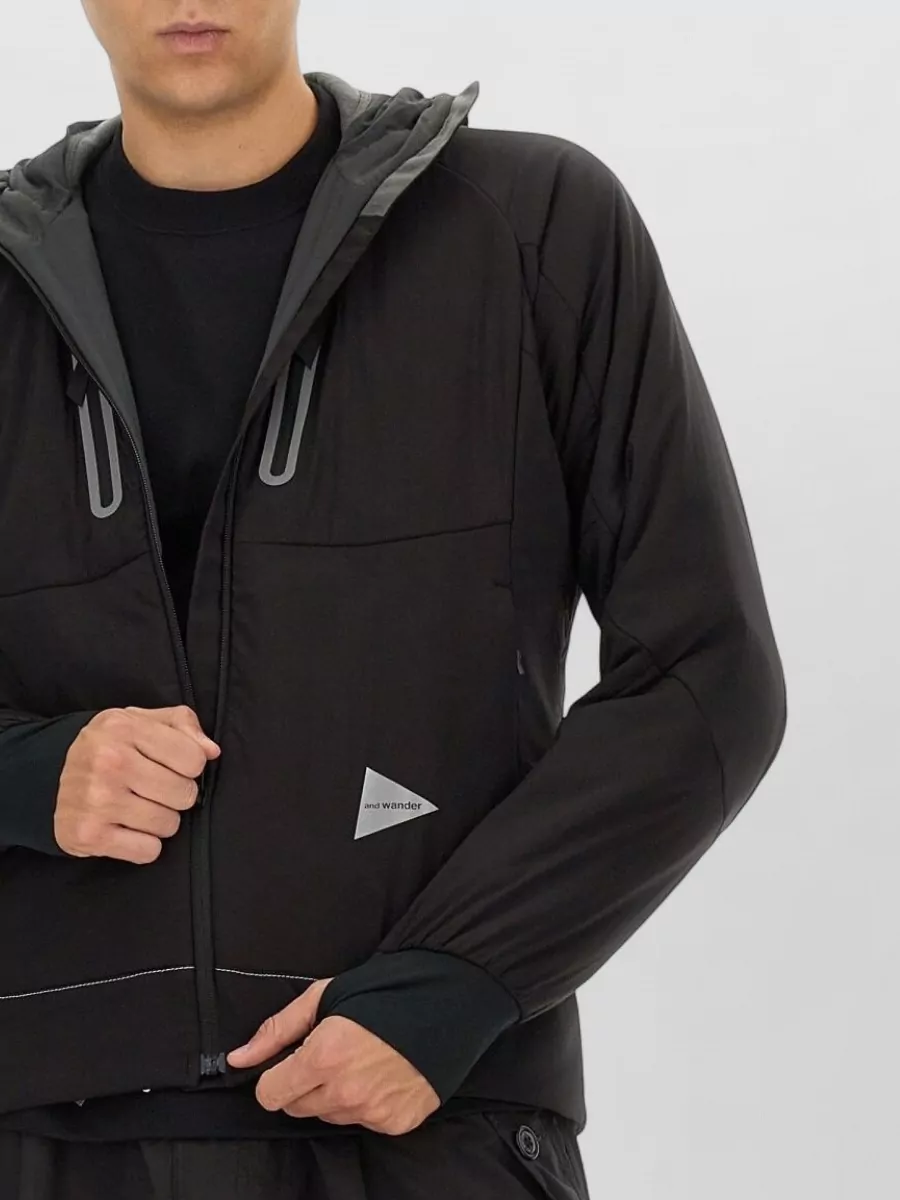 And Wander Nylon Hooded Jacket
