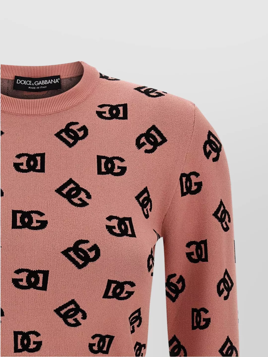 Dolce&Gabbana Crew Neck Cropped Knitwear