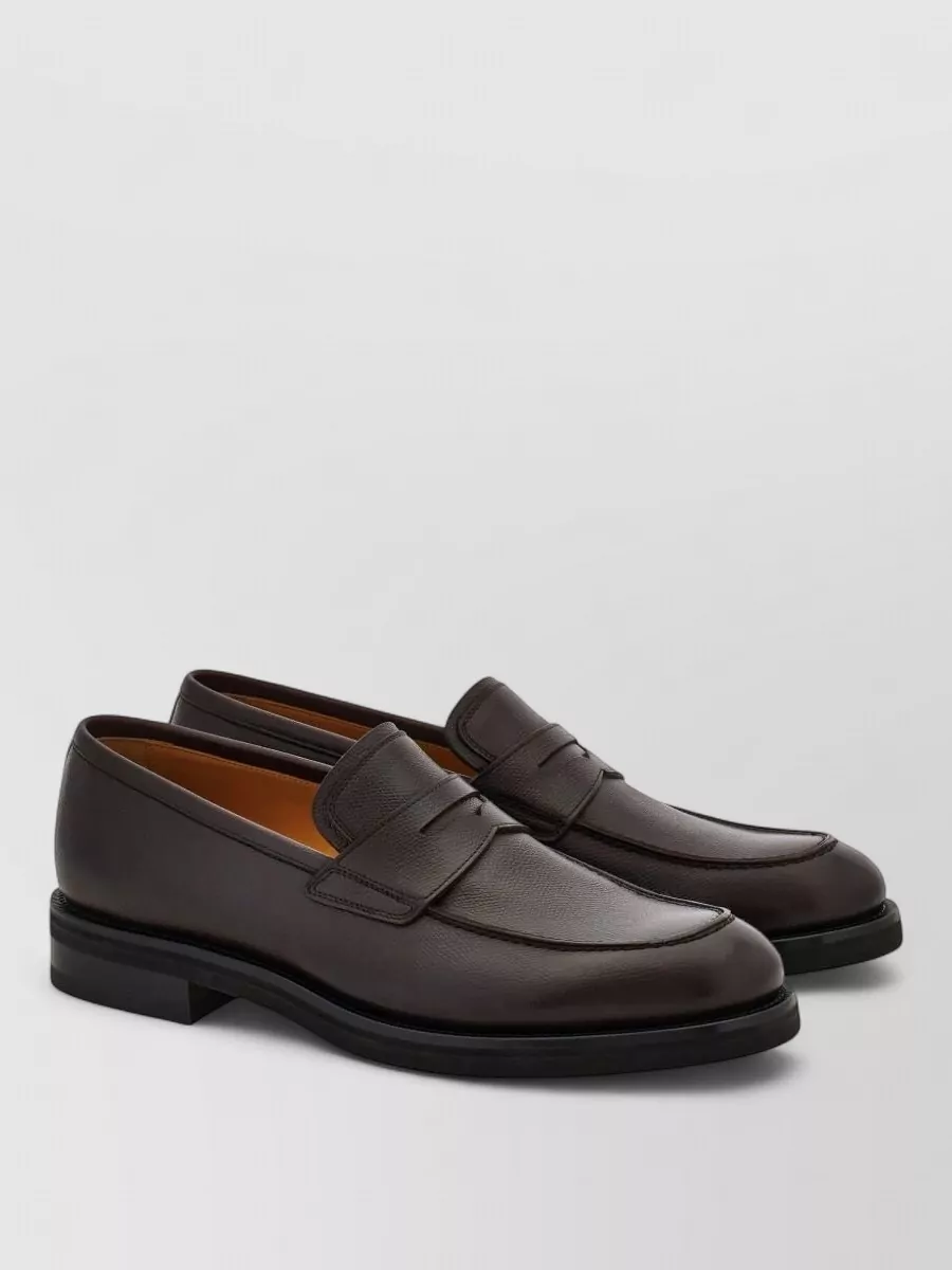 Ferragamo leather loafers
