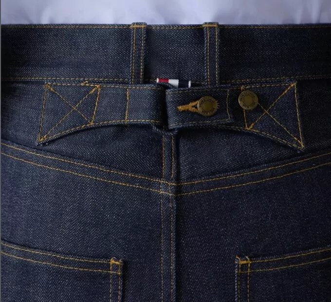 Thom Browne Japanese Selvedge Denim Five Pocket Trousers