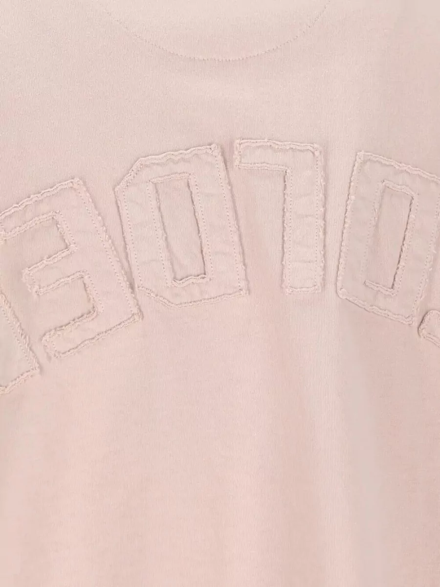 Golden Goose Womens Boxy Cotton Jersey Logo T Shirt