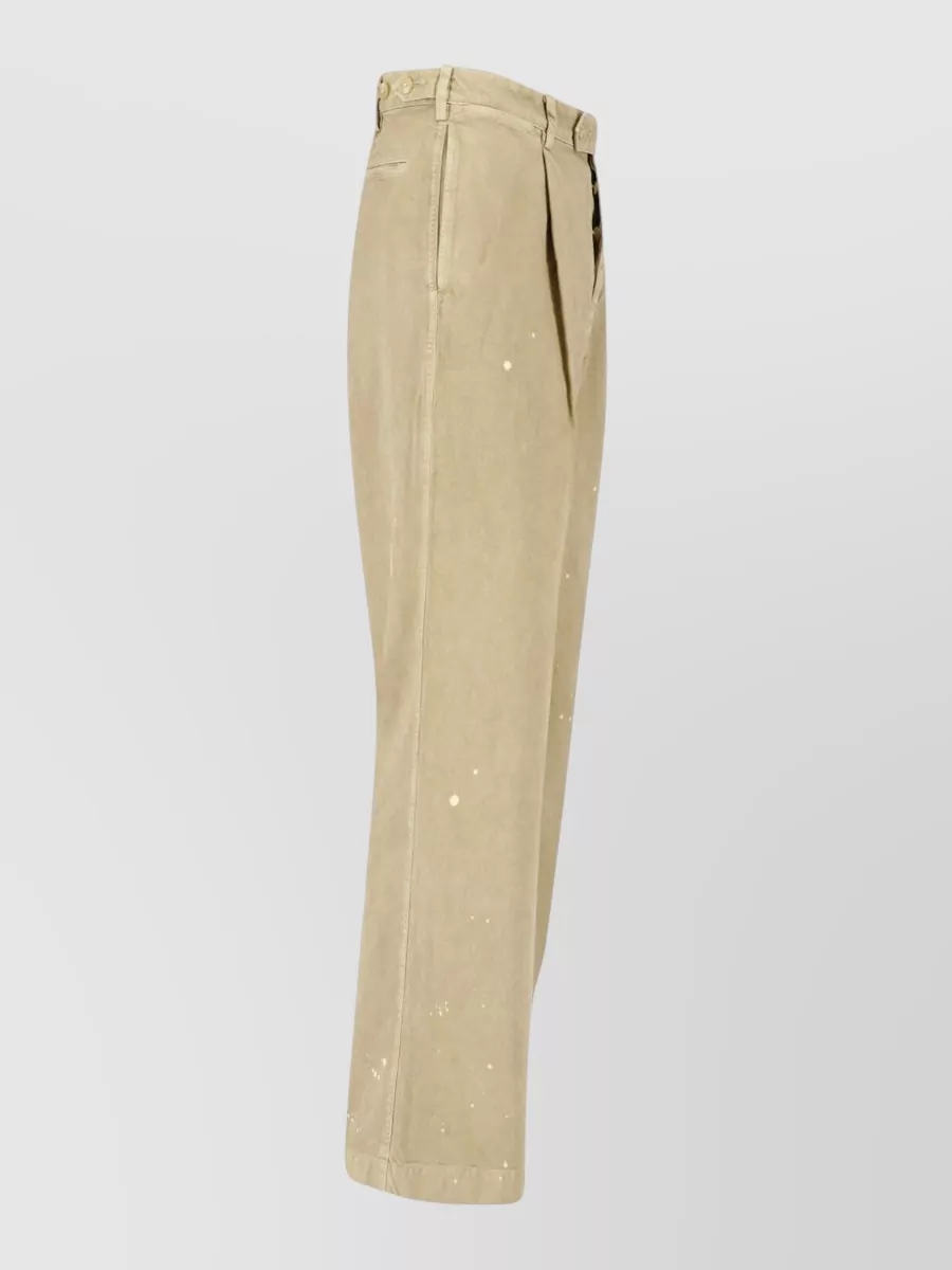 Auralee Wide-leg straight chino shorts
