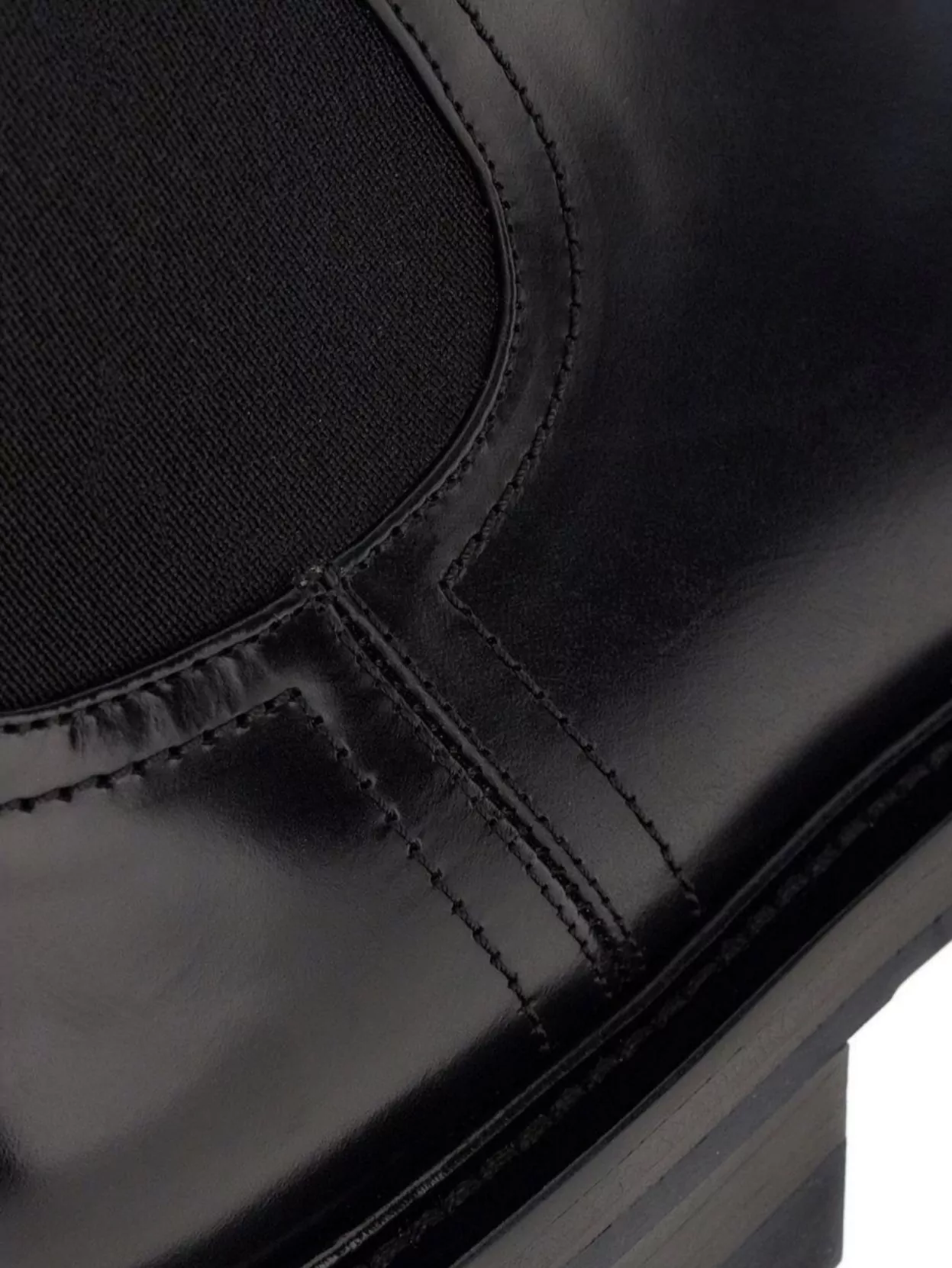Alexander Mcqueen Ankle Leather Boots Lug Sole