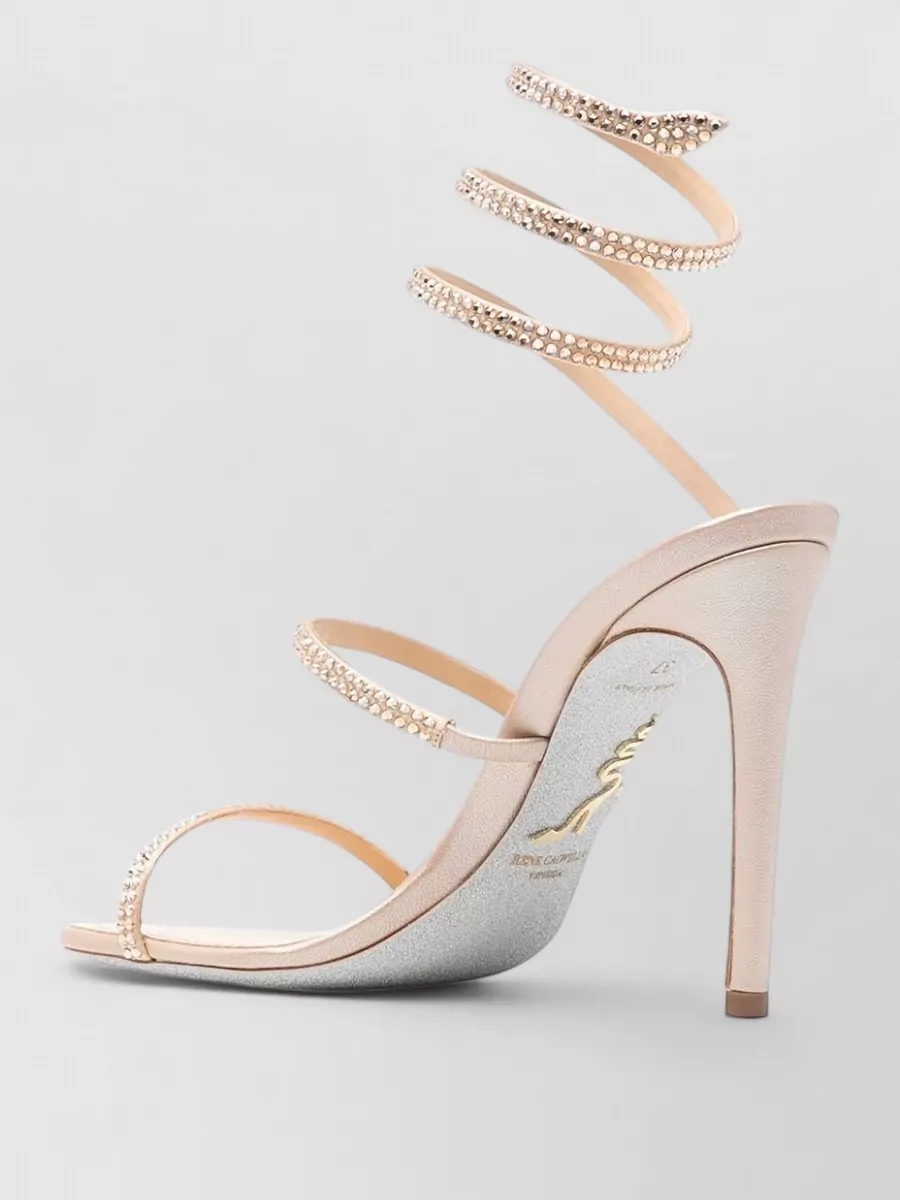 Rene Caovilla Leather Cleo Sandals