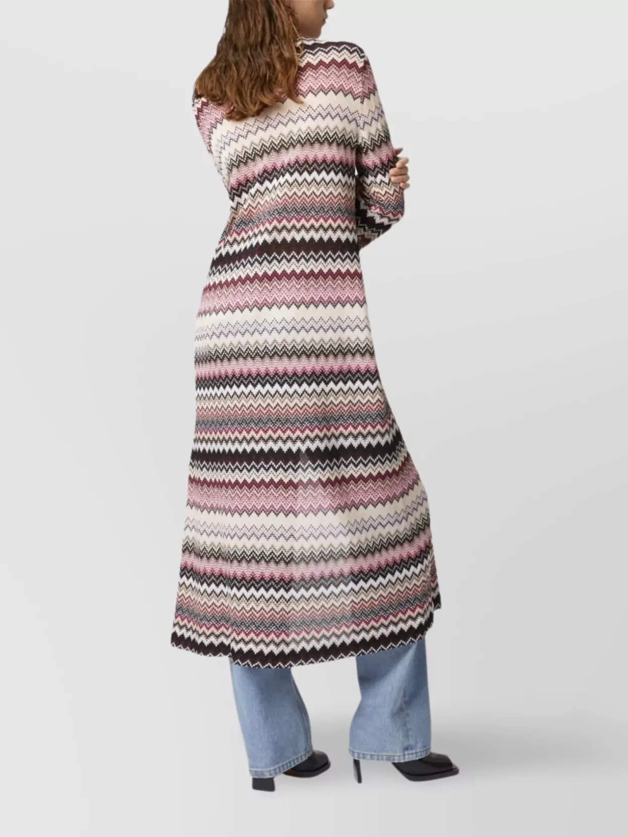 Missoni Chevron Pattern Long Length Cardigan