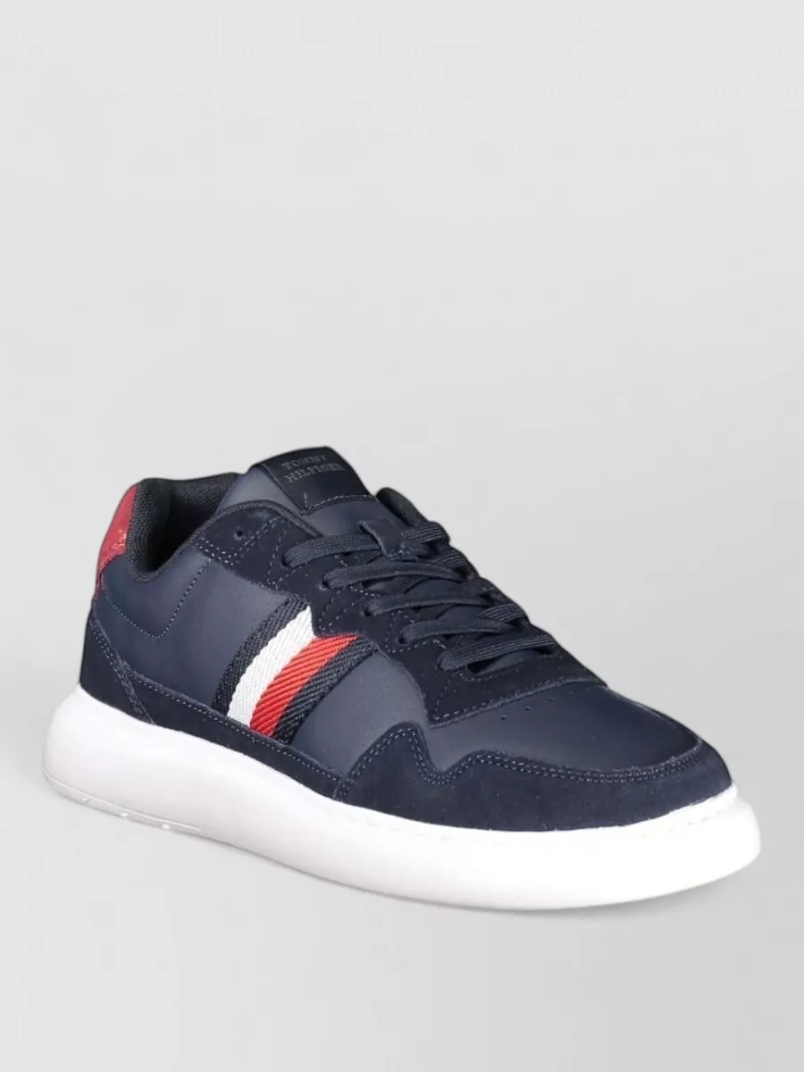 Tommy Hilfiger leather lace-up sneakers
